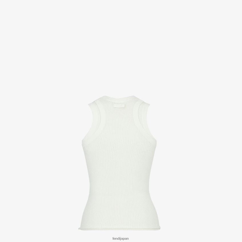 jp Fendi 女性 ビスコーストップ 白 20L42T1146 衣服