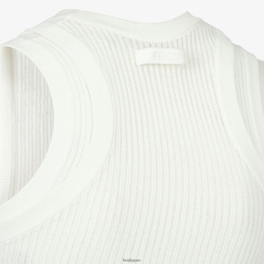 jp Fendi 女性 ビスコーストップ 白 20L42T1146 衣服