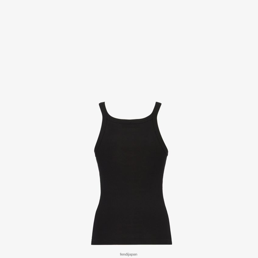 jp Fendi 女性 コットントップ 黒 20L42T929 衣服