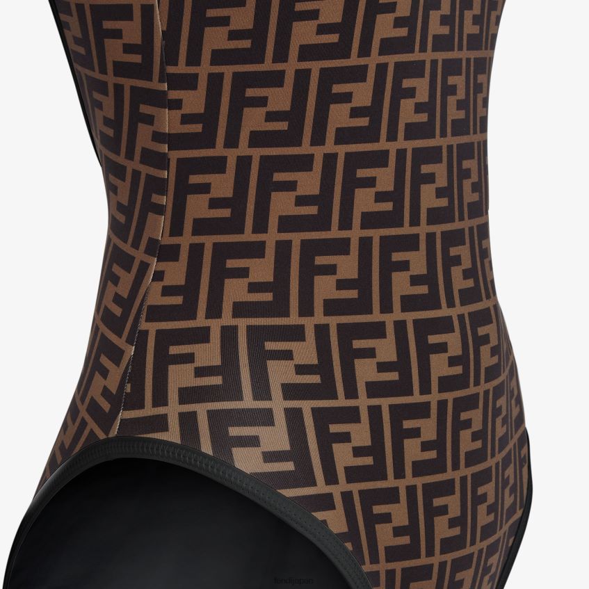 jp Fendi 女性 ライクラ水着 黒 20L42T1012 衣服