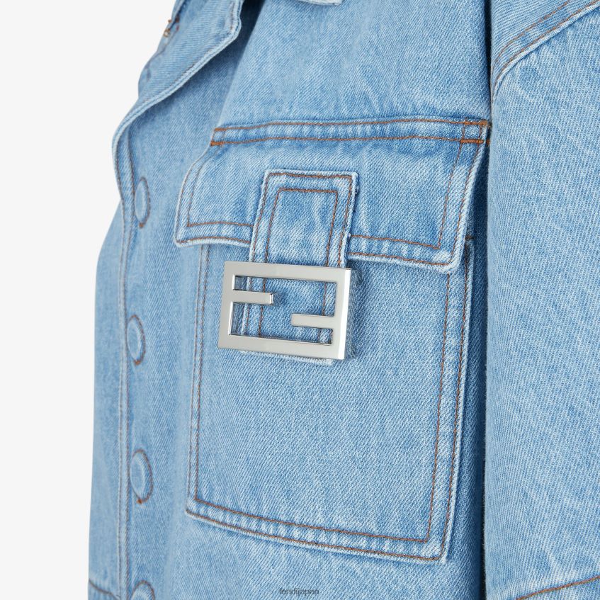 jp Fendi 女性 ジージャン 青 20L42T1019 衣服