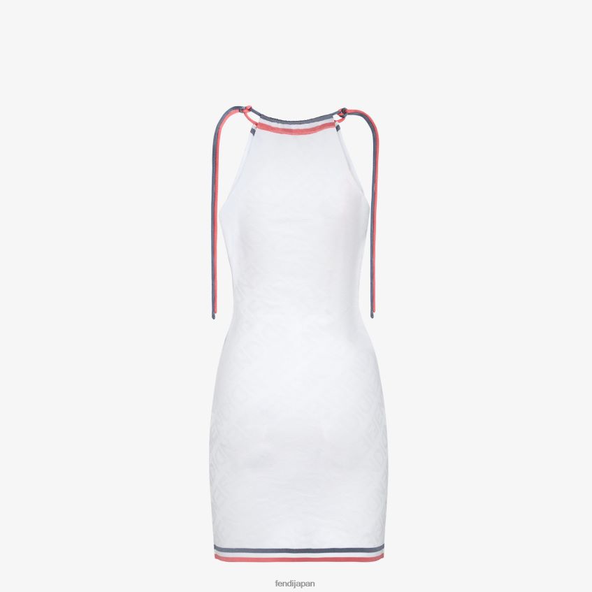 jp Fendi 女性 ビスコースドレス 白 20L42T1021 衣服