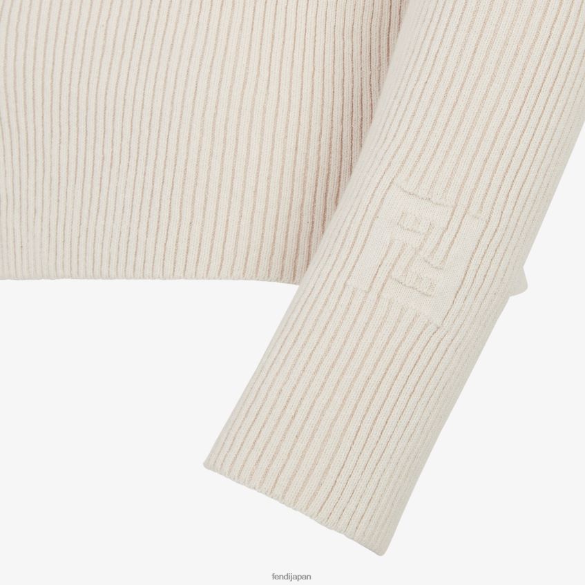 jp Fendi 女性 コットンカーディガン ベージュ 20L42T1064 衣服