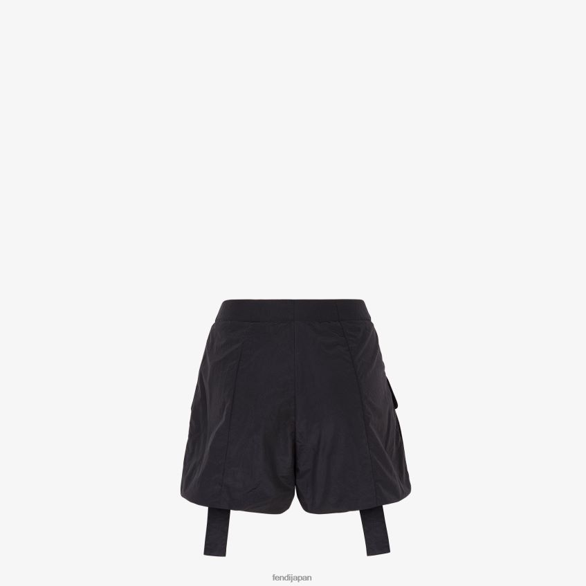 jp Fendi 女性 ナイロンショーツ 黒 20L42T1076 衣服
