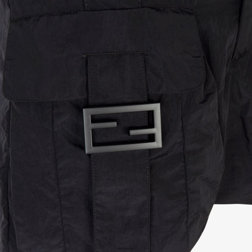 jp Fendi 女性 ナイロンショーツ 黒 20L42T1076 衣服