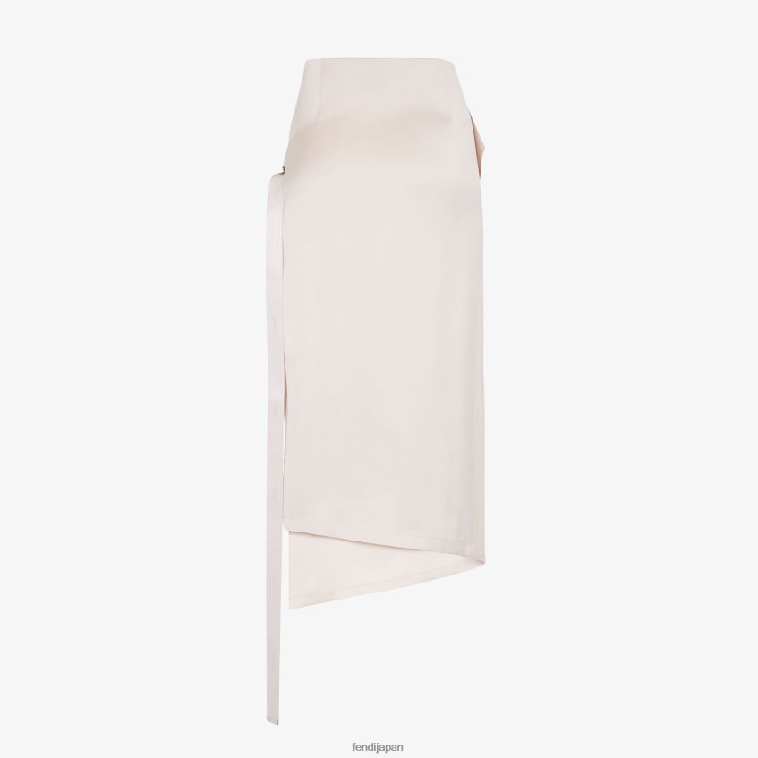 jp Fendi 女性 シルクスカート ベージュ 20L42T1089 衣服