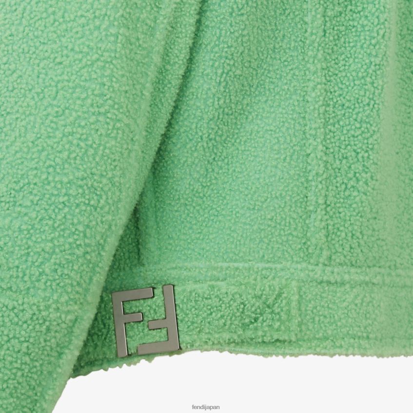 jp Fendi 女性 ムートンジャケット 緑 20L42T1094 衣服
