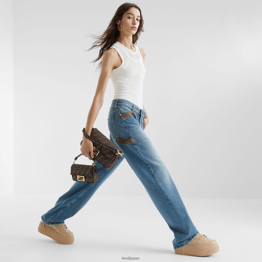jp Fendi 女性 デニムパンツ 青 20L42T1095 衣服