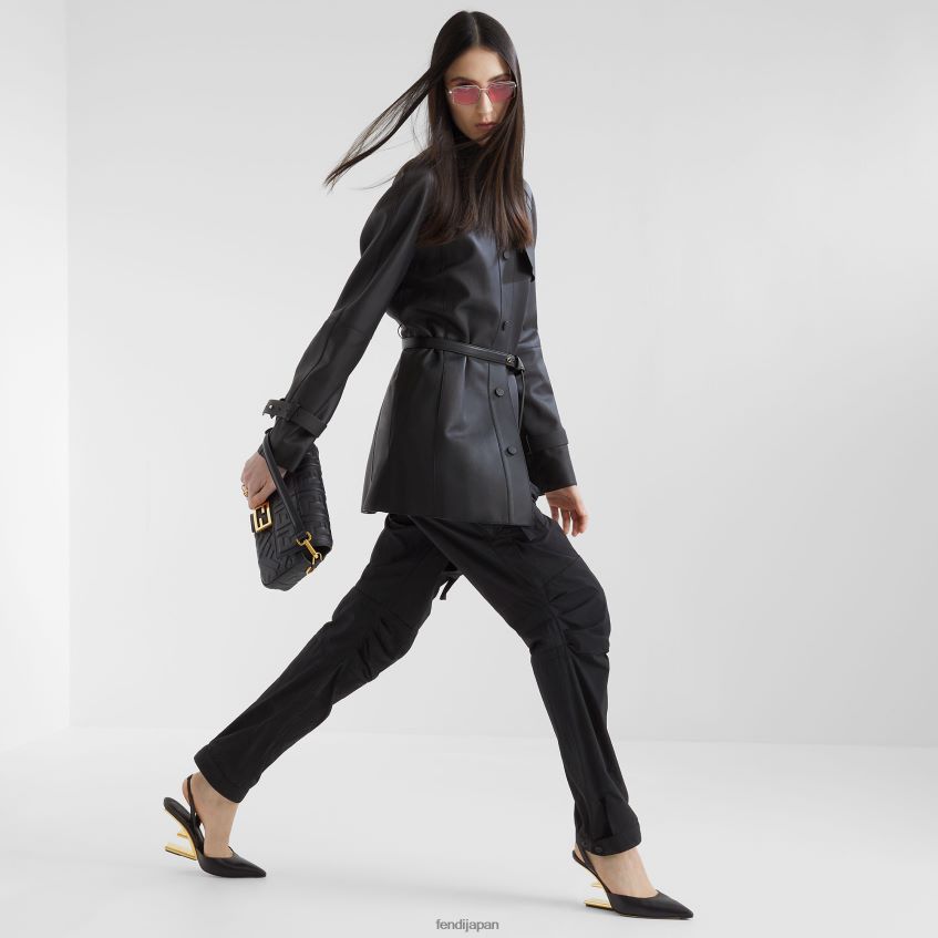 jp Fendi 女性 ナイロンパンツ 黒 20L42T1096 衣服
