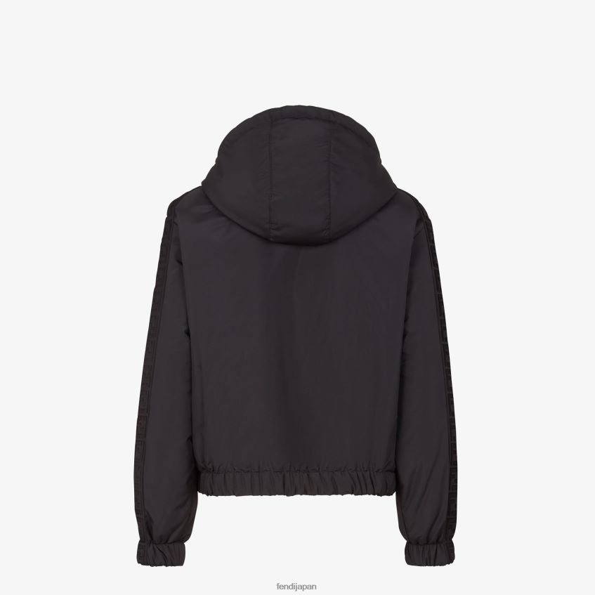 jp Fendi 女性 ナイロンジャケット 黒 20L42T1114 衣服