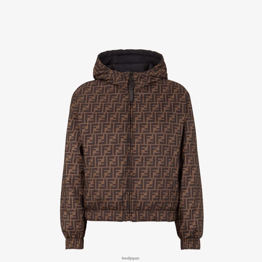 jp Fendi 女性 ナイロンジャケット 黒 20L42T1114 衣服