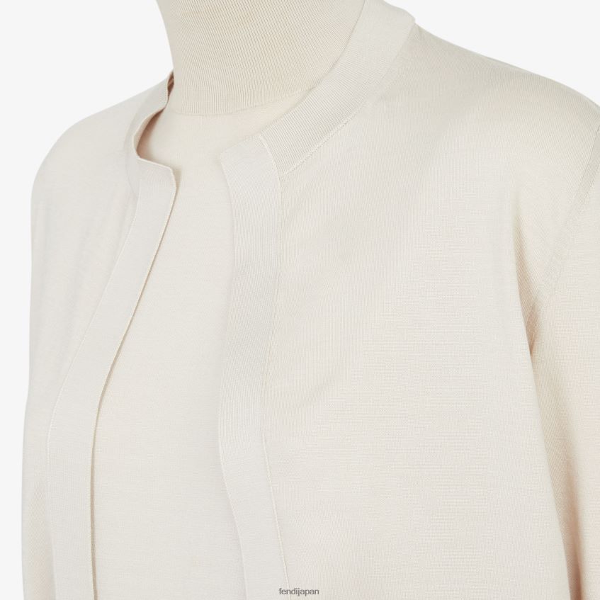jp Fendi 女性 ウールのドレス ベージュ 20L42T1132 衣服