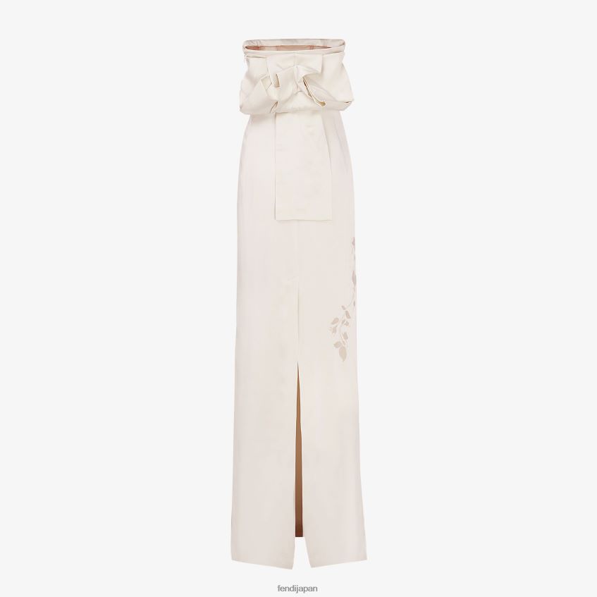 jp Fendi 女性 シルクドレス ベージュ 20L42T1135 衣服