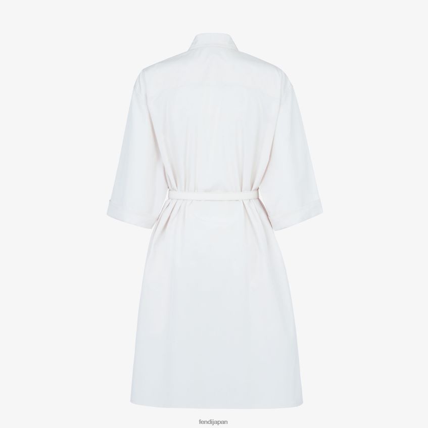 jp Fendi 女性 コットンドレス 白 20L42T1149 衣服
