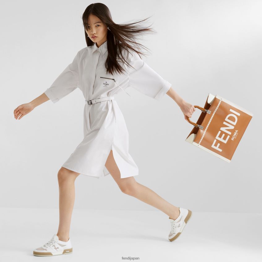 jp Fendi 女性 コットンドレス 白 20L42T1149 衣服