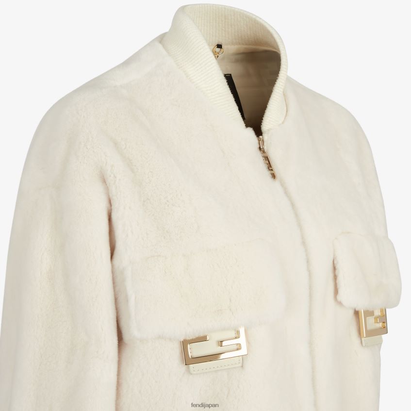 jp Fendi 女性 ミンクボンバージャケット ファッション 20L42T1163 衣服