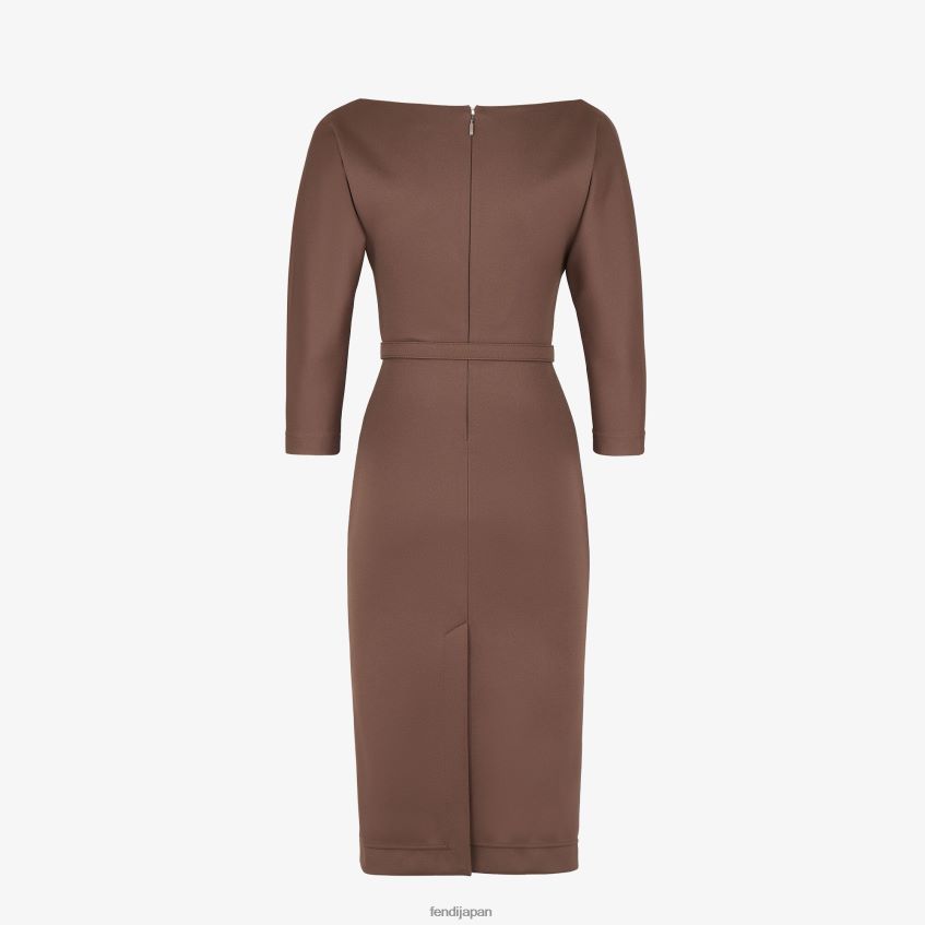 jp Fendi 女性 ジャージードレス 茶色 20L42T1200 衣服