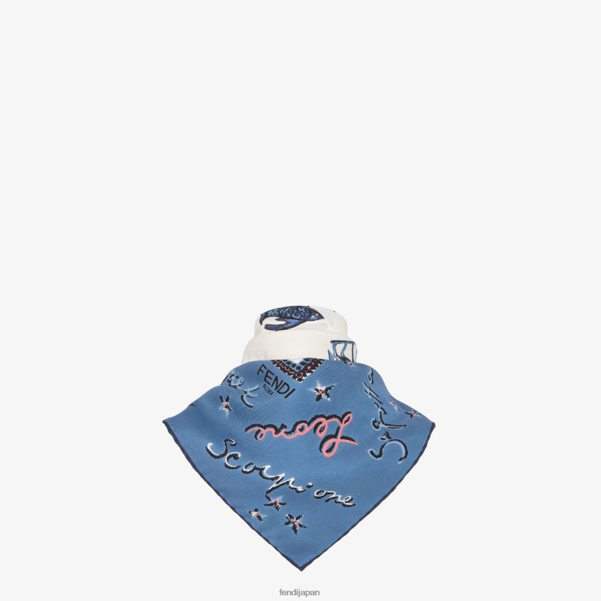 jp Fendi 女性 プリントシルクスカーフ 多色 20L42T121 アクセサリー