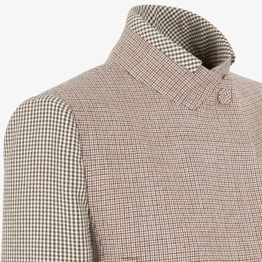 jp Fendi 女性 千鳥格子ウールジャケット ベージュ 20L42T1220 衣服