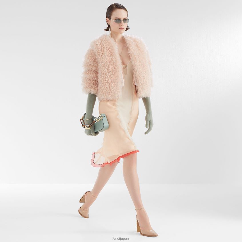 jp Fendi 女性 淡いモヘアのジャケット ピンク 20L42T1227 衣服
