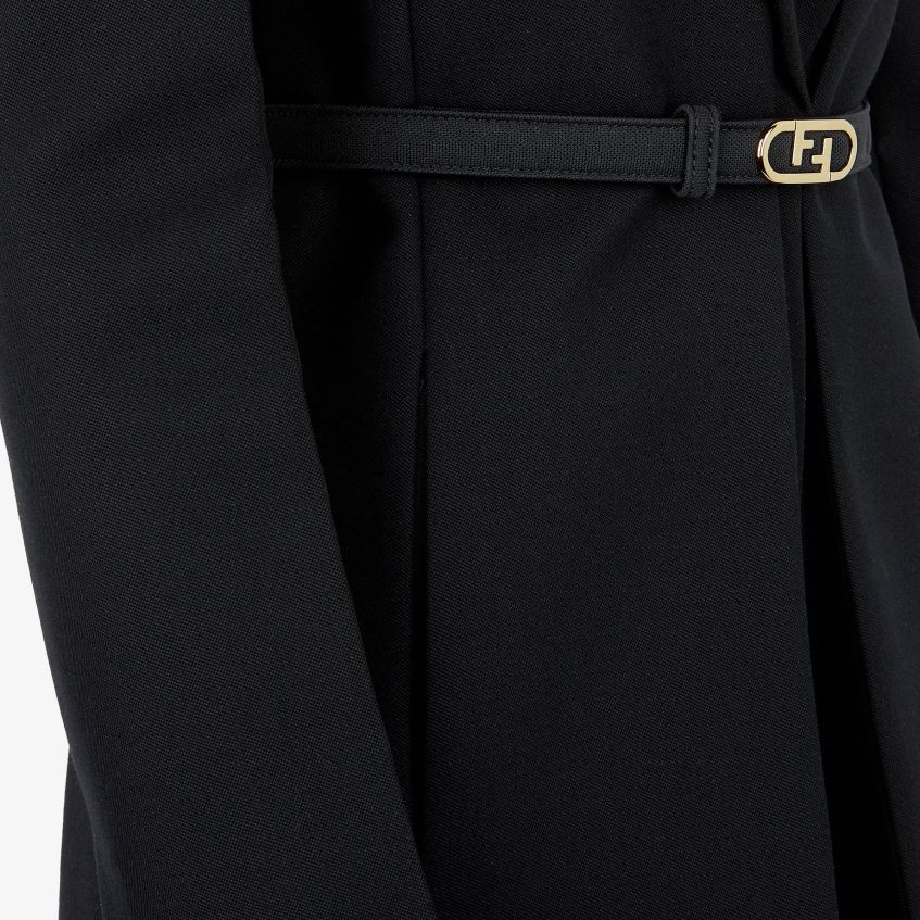 jp Fendi 女性 ウールジャケット 黒 20L42T1232 衣服