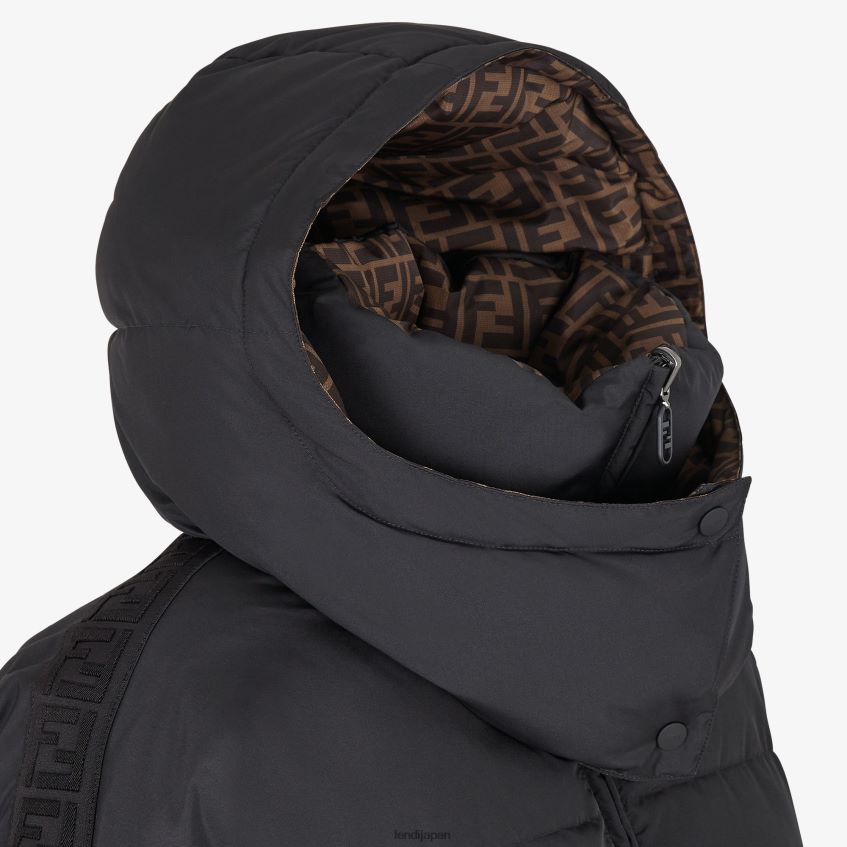 jp Fendi 女性 ナイロンダウンジャケット 黒 20L42T1237 衣服