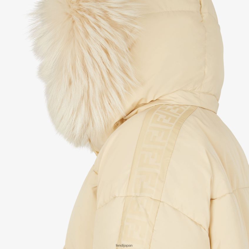 jp Fendi 女性 ナイロンダウンジャケット 白 20L42T1242 衣服