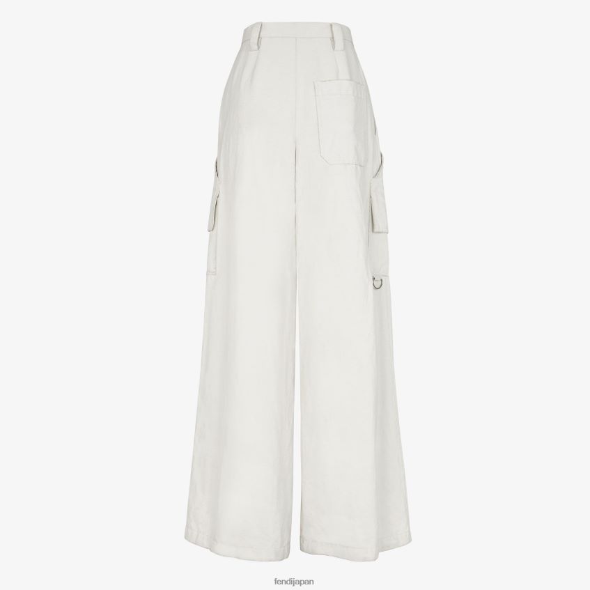jp Fendi 女性 キャンバス バイ マーク ジェイコブス パンツ 白 20L42T1245 衣服