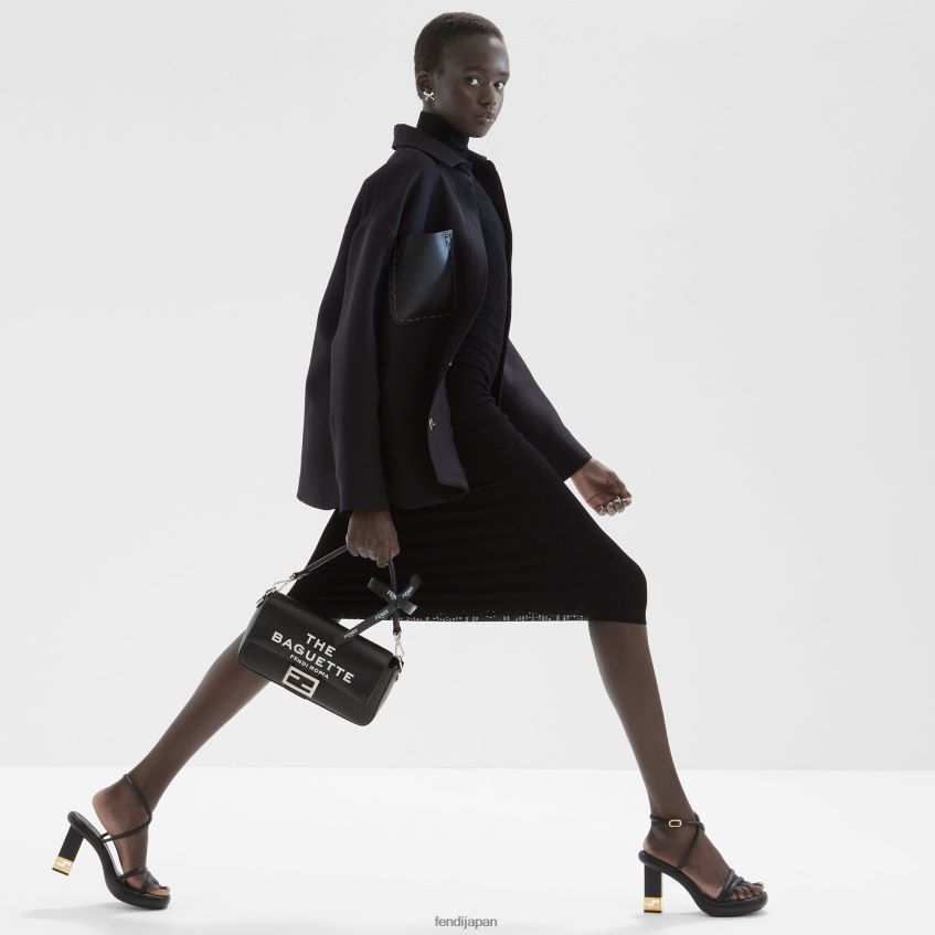 jp Fendi 女性 ナッパレザーサンダル 黒 20L42T1296 靴