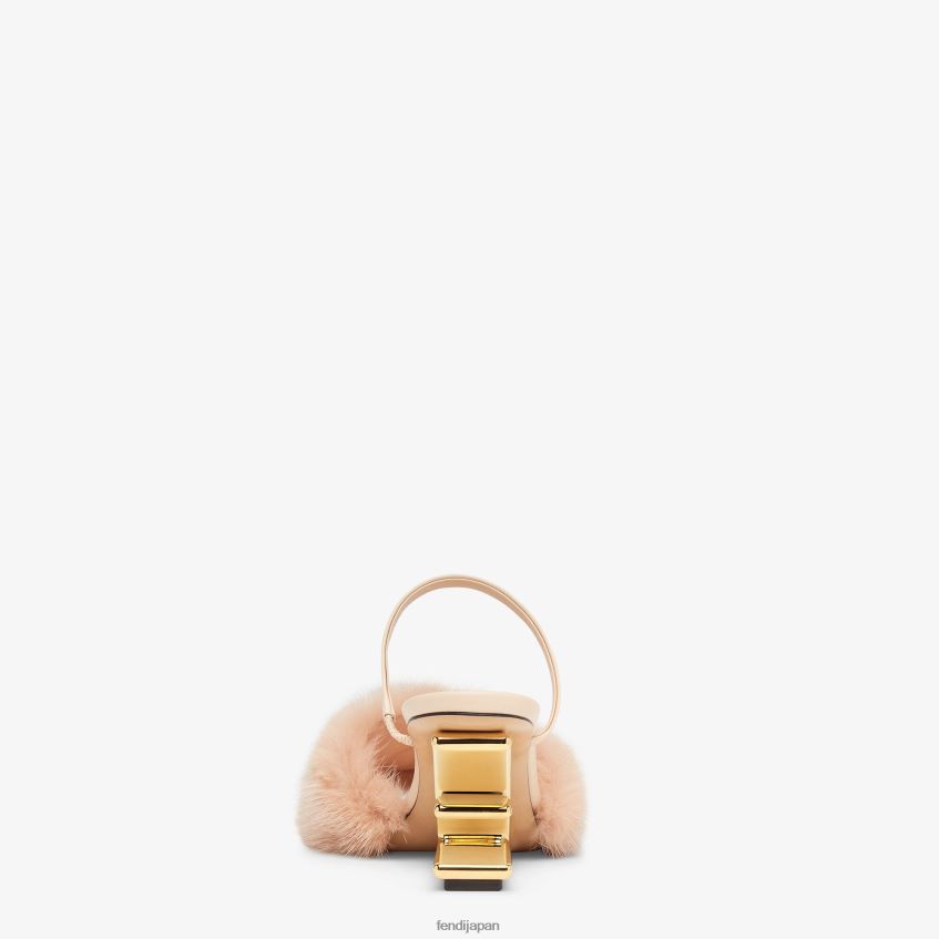 jp Fendi 女性 ペールミンク ミディアムヒール サンダル ピンク 20L42T1391 靴