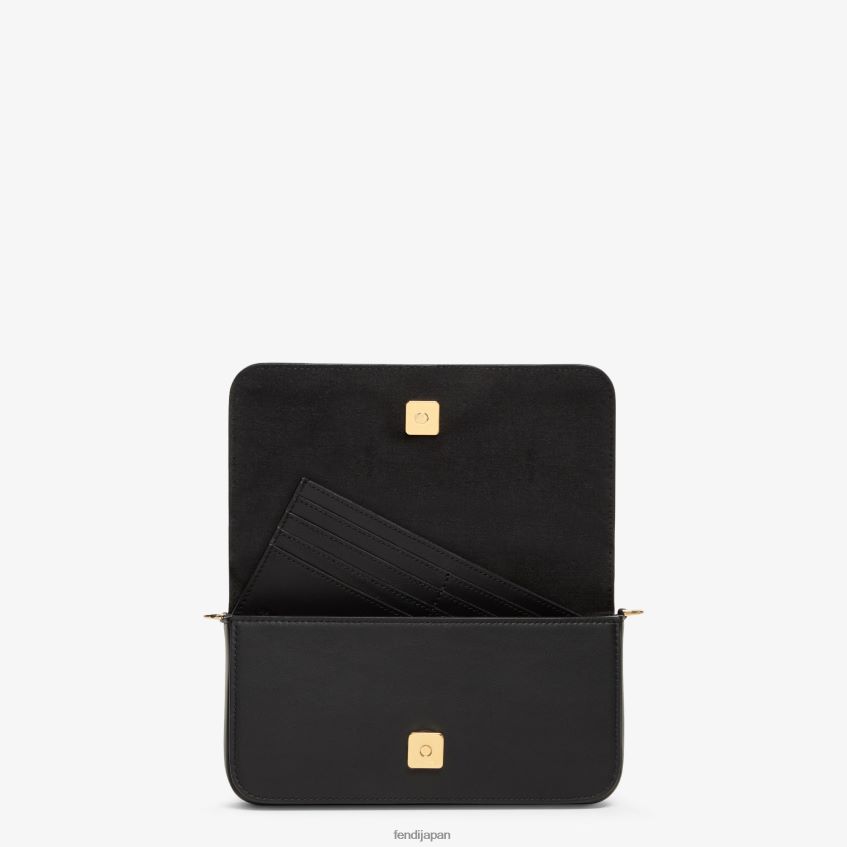 jp Fendi 女性 グラフィオンチェーンレザーウォレット 黒 20L42T1417 アクセサリー