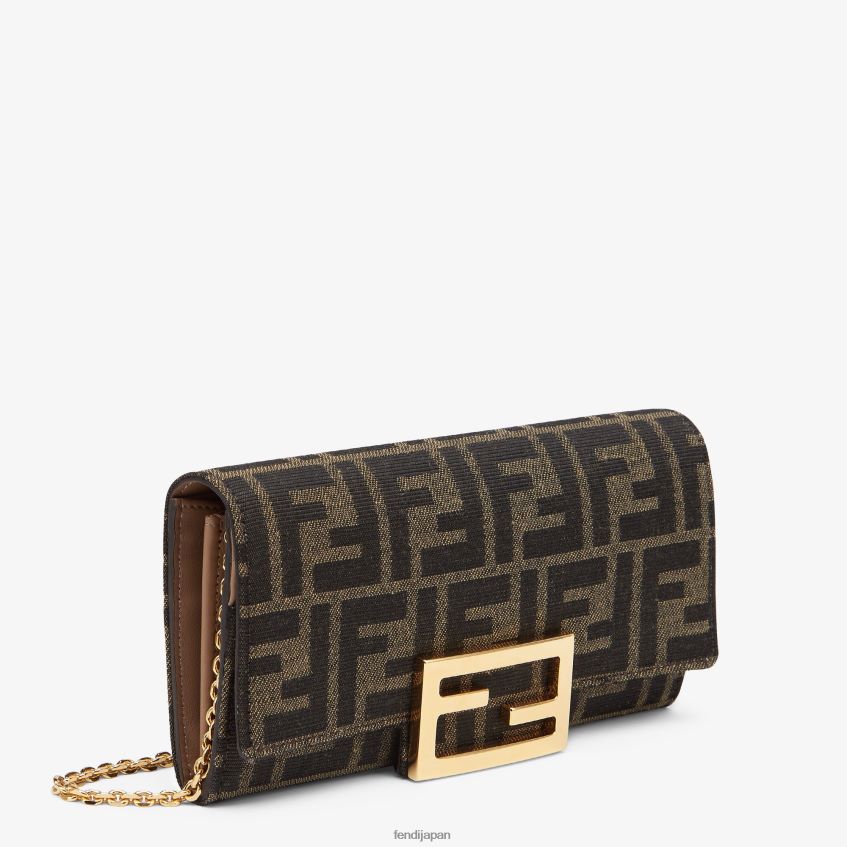 jp Fendi 女性 布製財布 茶色 20L42T1418 アクセサリー