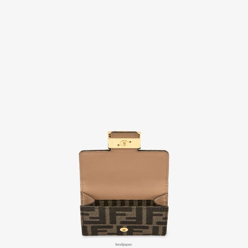 jp Fendi 女性 布製財布 茶色 20L42T1419 アクセサリー