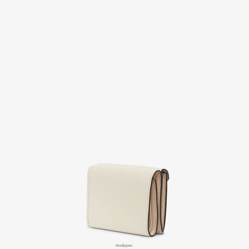 jp Fendi 女性 ツートンカラーのレザーとカメリアのウォレット 多色 20L42T1428 アクセサリー