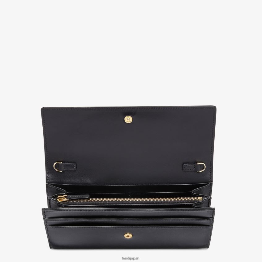 jp Fendi 女性 ローマレザーウォレット 黒 20L42T1443 アクセサリー
