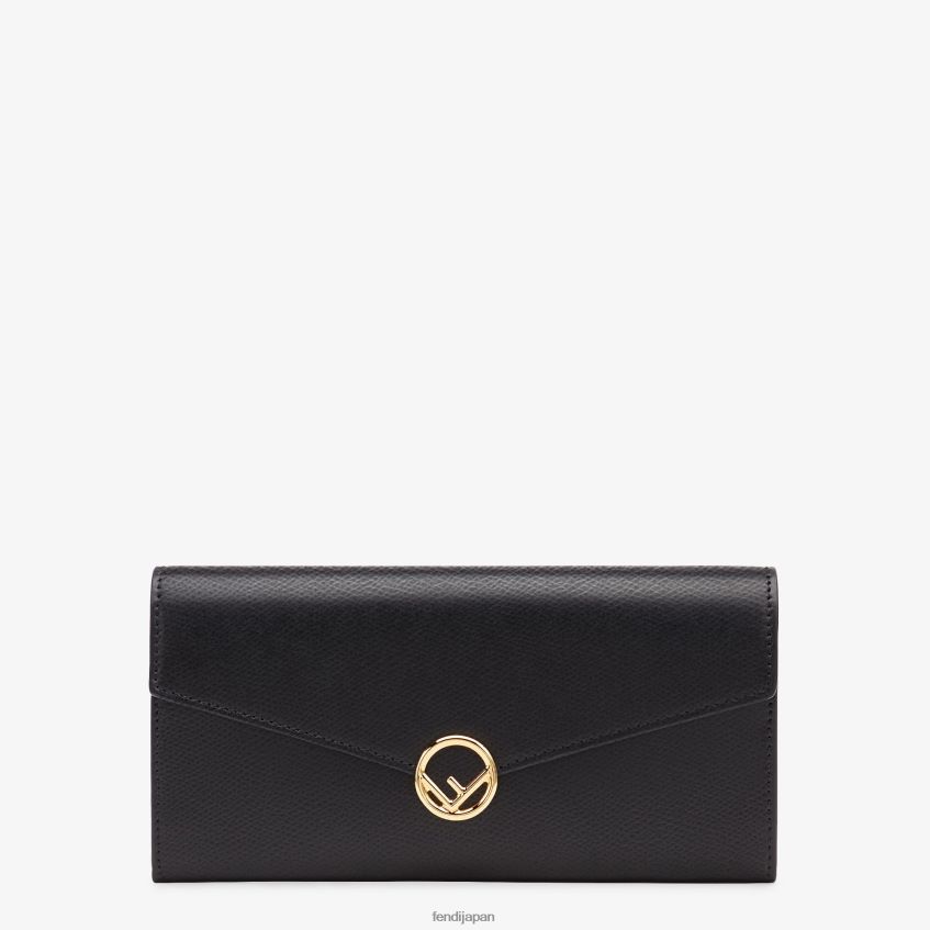 jp Fendi 女性 コンチネンタルレザーウォレット 黒 20L42T1446 アクセサリー