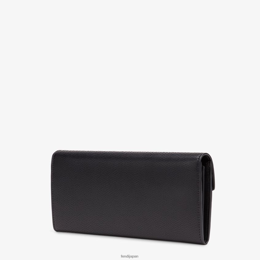 jp Fendi 女性 コンチネンタルレザーウォレット 黒 20L42T1446 アクセサリー