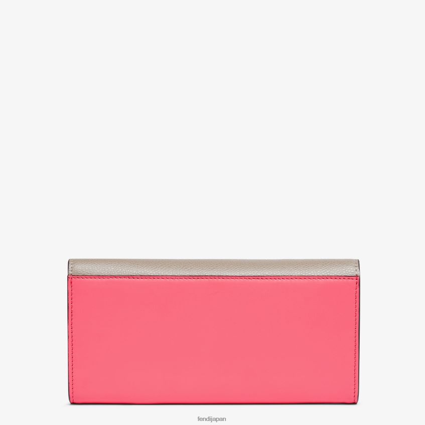 jp Fendi 女性 ツートンカラーと鳩革の財布 ピンク 20L42T1465 アクセサリー