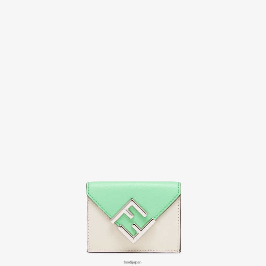 jp Fendi 女性 ツートンカラーとレザーの財布 白 20L42T1466 アクセサリー
