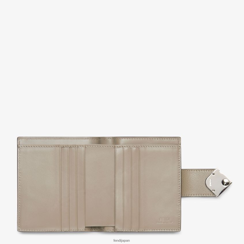 jp Fendi 女性 ツートンカラーと鳩革のコンパクトウォレット ピンク 20L42T1468 アクセサリー
