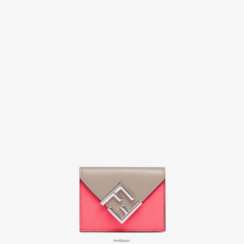 jp Fendi 女性 ツートンカラーと鳩革の財布 ピンク 20L42T1471 アクセサリー
