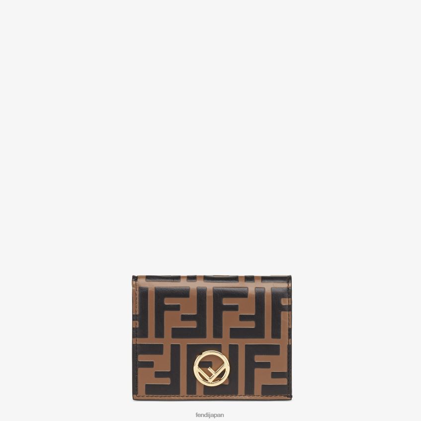 jp Fendi 女性 小さな革財布 茶色 20L42T1481 アクセサリー