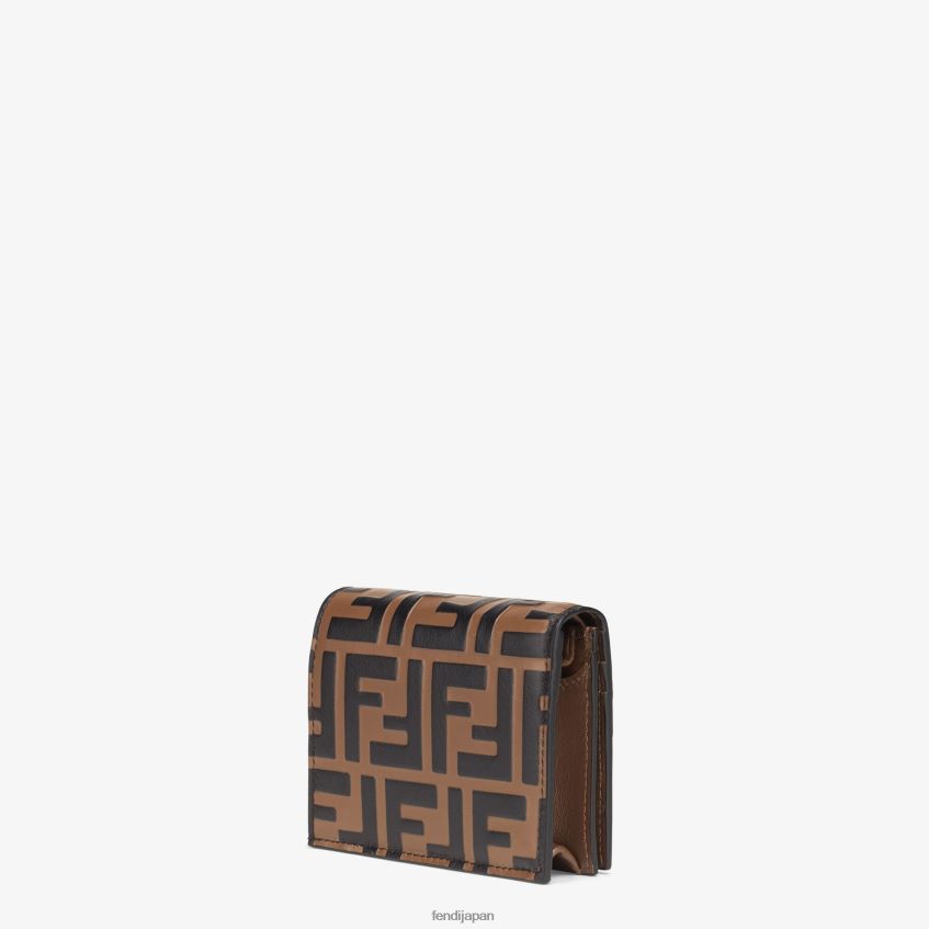 jp Fendi 女性 小さな革財布 茶色 20L42T1481 アクセサリー