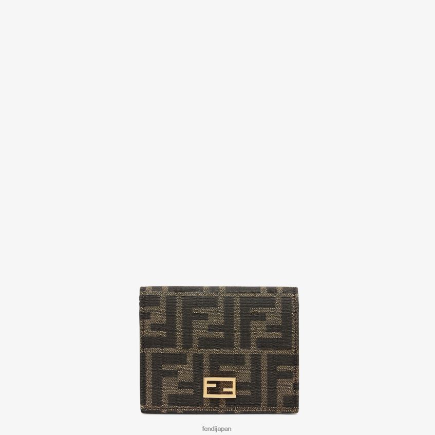 jp Fendi 女性 布製財布 茶色 20L42T1493 アクセサリー