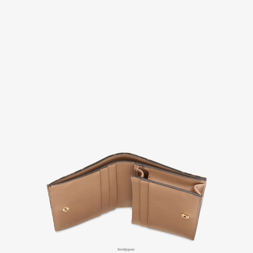 jp Fendi 女性 布製財布 茶色 20L42T1493 アクセサリー
