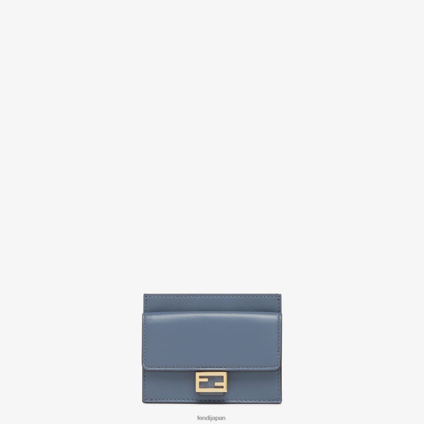 jp Fendi 女性 ナッパレザー製カードホルダー 青 20L42T1498 アクセサリー