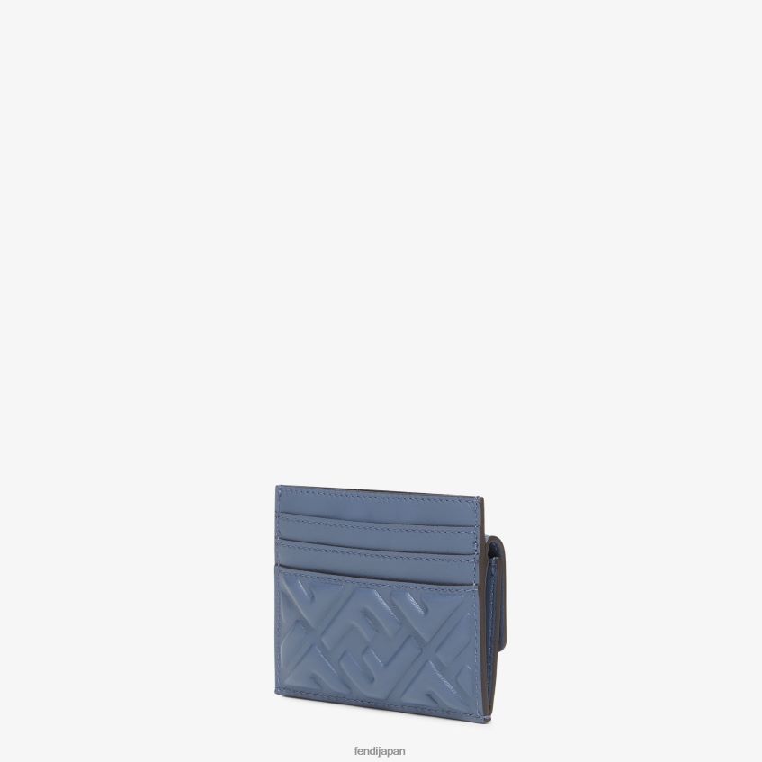 jp Fendi 女性 ナッパレザー製カードホルダー 青 20L42T1498 アクセサリー