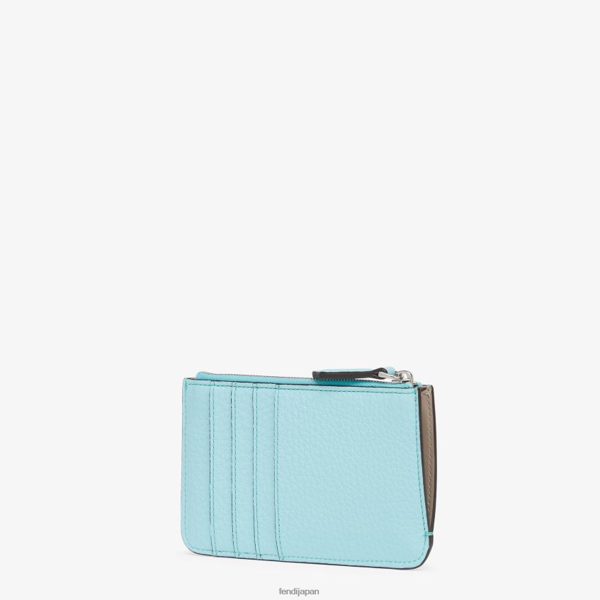 jp Fendi 女性 ピーカブー キーケース レザーポーチ ライトブルー 20L42T1530 アクセサリー