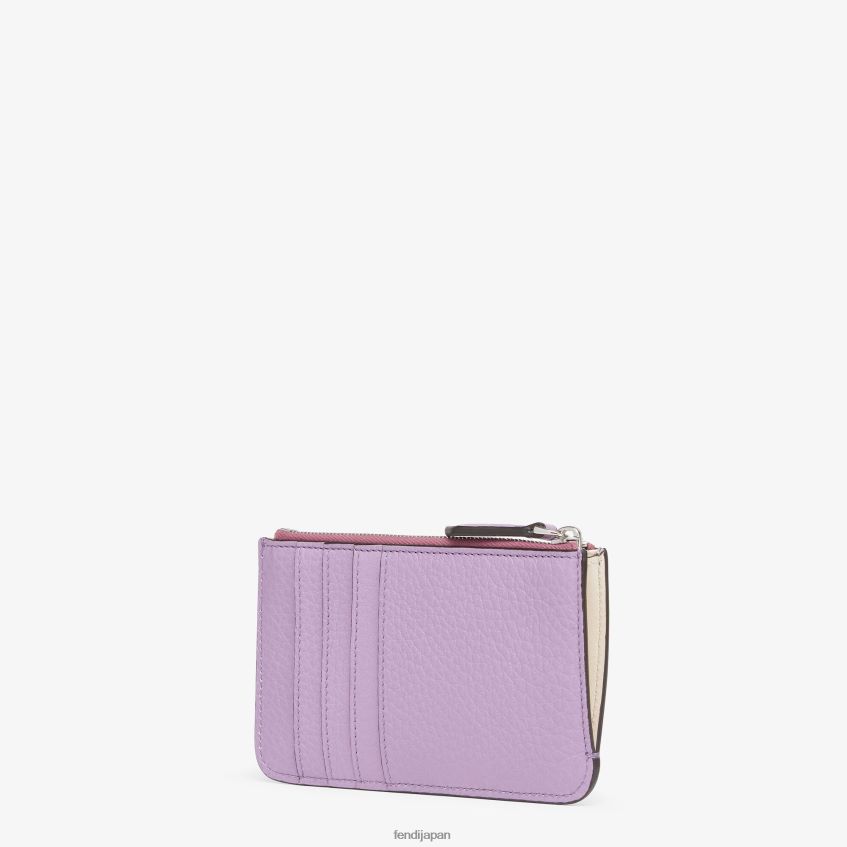 jp Fendi 女性 ピーカブー キーケース レザーポーチ 紫 20L42T1531 アクセサリー