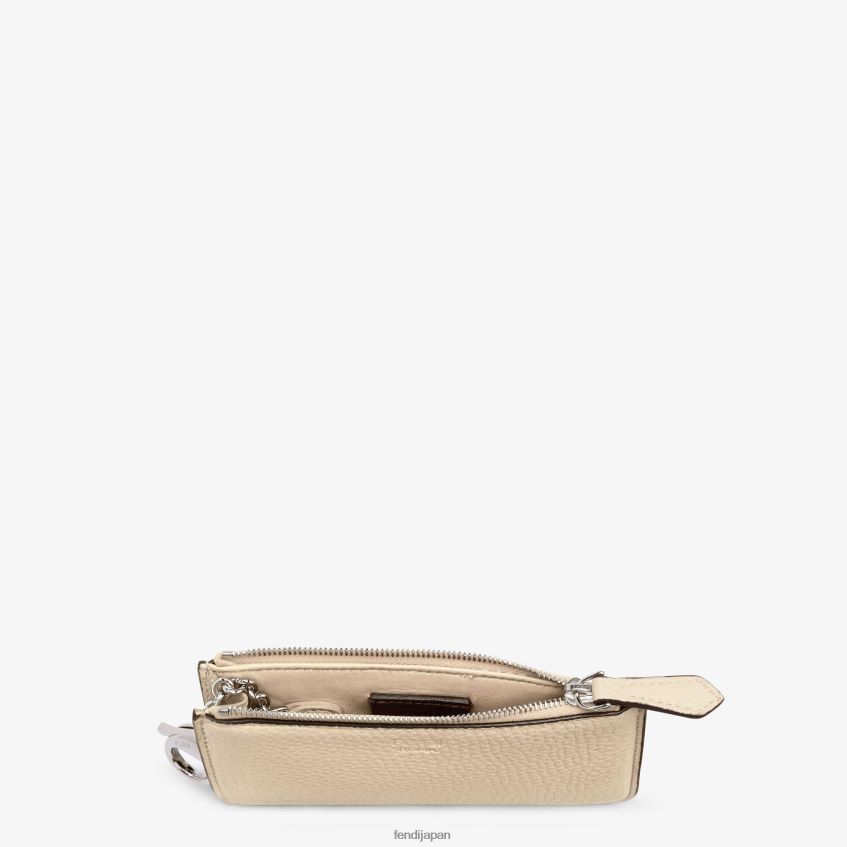 jp Fendi 女性 ピーカブー キーケース レザーポーチ ベージュ 20L42T1548 アクセサリー